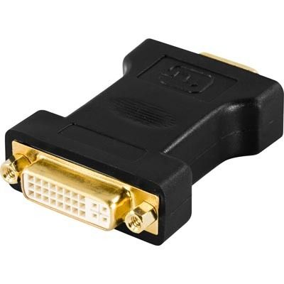 DELTACO DVI-I (F) to VGA (M) Adapter | DVI-I - VGA | Max | Black